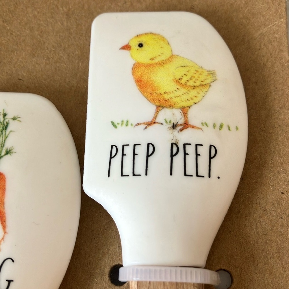 Rae Dunn: Easter/Spring Mini Spatula Set - Picture 8 of 16